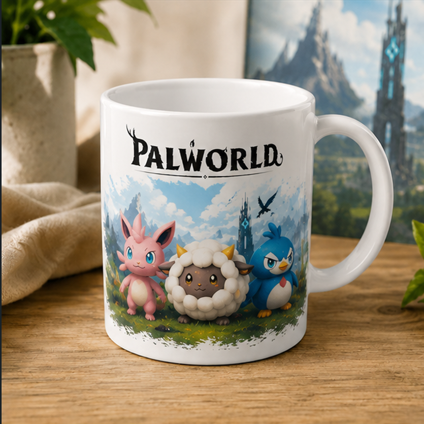 Joli Mug Palworld | Tasse à café en céramique premium pour gamers