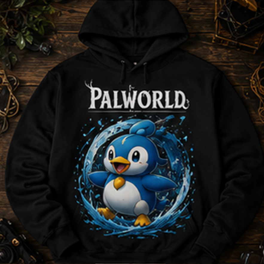 Pengullet Splash Hoodie | Premium Palworld Gaming Pullover