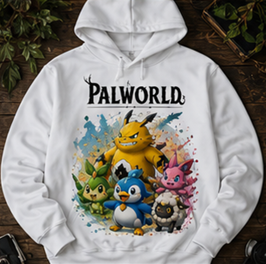 Palworld Character Squad Hoodie | Premium Gaming Pullover