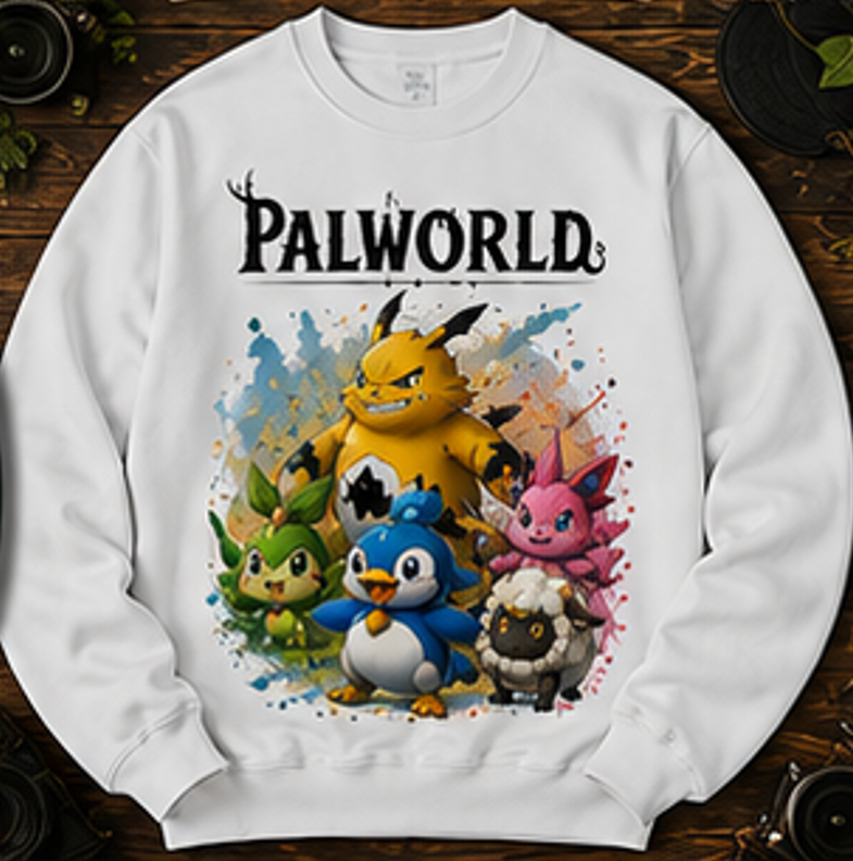 Palworld Heroes Crewneck | Premium Gaming Sweatshirt