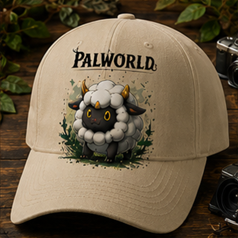 Casquette compagnon douillet Lamball | Casquette de baseball Palworld de qualité supérieure