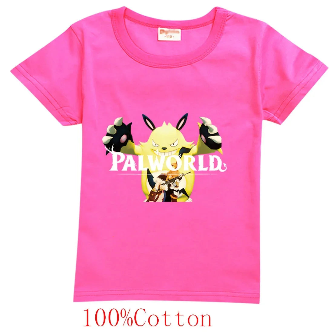 Palworld Kids T-Shirt | Cartoon Gaming Short Sleeve Tee