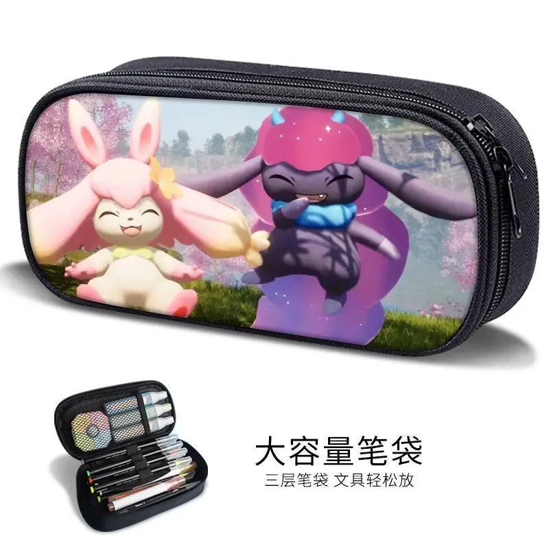 Palworld Pencil Case | Large Capacity Gaming Stationery & Storage Bag