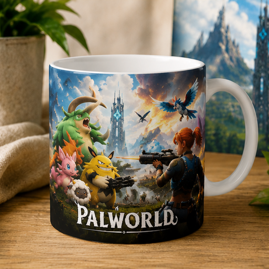 Tasse de combat Palworld | Tasse à café de jeu en céramique de qualité supérieure