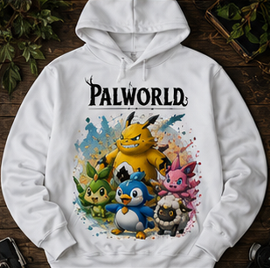 Palworld Character Squad Hoodie | Premium Gaming Pullover
