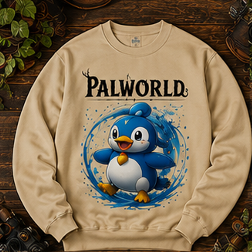 Pengullet Splash Sweatshirt | Premium Palworld Gaming Crewneck