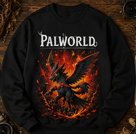 Ragnahawk Blazing Wings Sweatshirt | Premium Palworld Gaming Rundhalsshirt