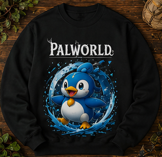 Pengullet Splash Crewneck | Premium Palworld Gaming Sweatshirt