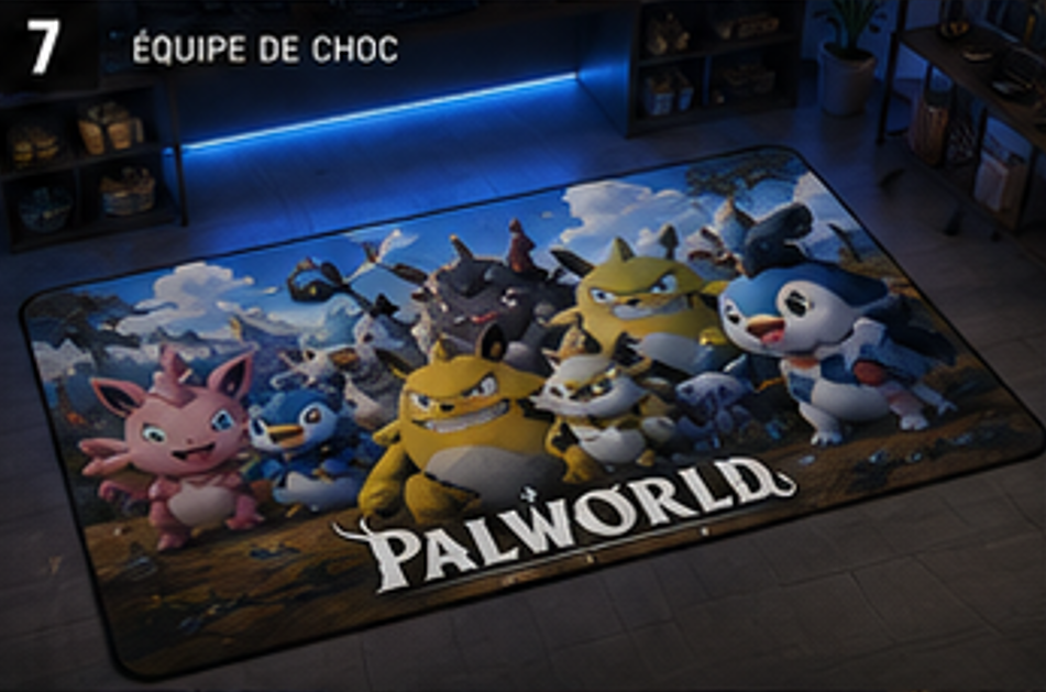 Palworld Heroes Rug | Gaming Floor Mat & Area Rug