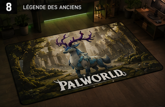 Frostallion Ancient Ruins Rug | Palworld Gaming Floor Mat & Area Rug
