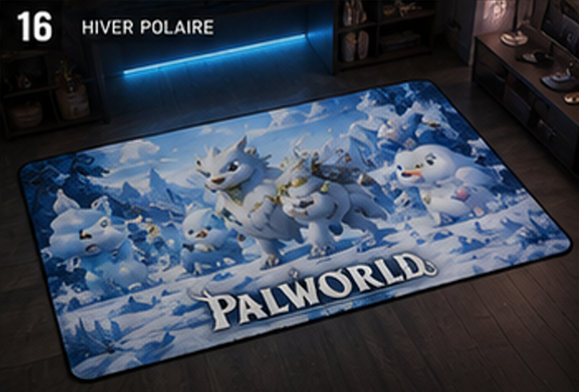 Polar Pals Winter Rug | Palworld Gaming Floor Mat & Area Rug