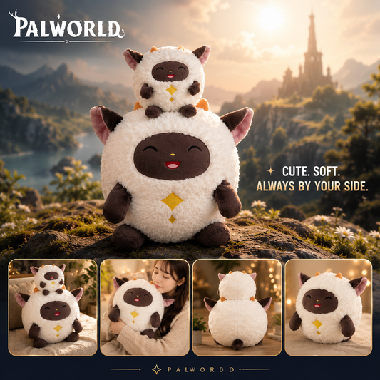 Lamball Plush | Palworld Soft Stuffed Animal & Collectible Toy