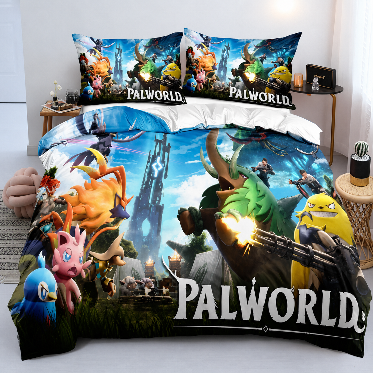 Palworld Bedding Set | Premium Duvet Cover & Pillowcase Set