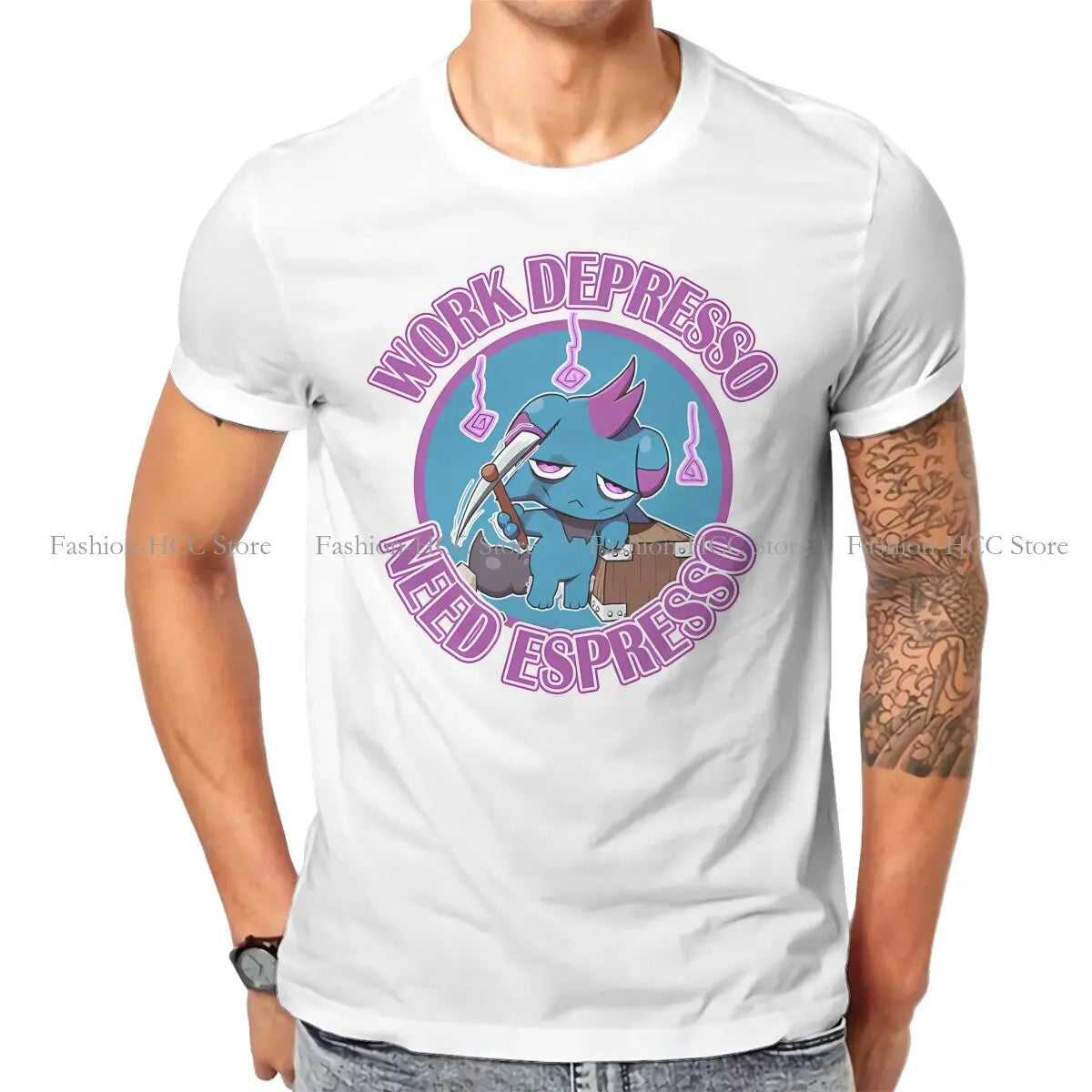 Depresso Need Espresso T-Shirt | Palworld Gamer Tee