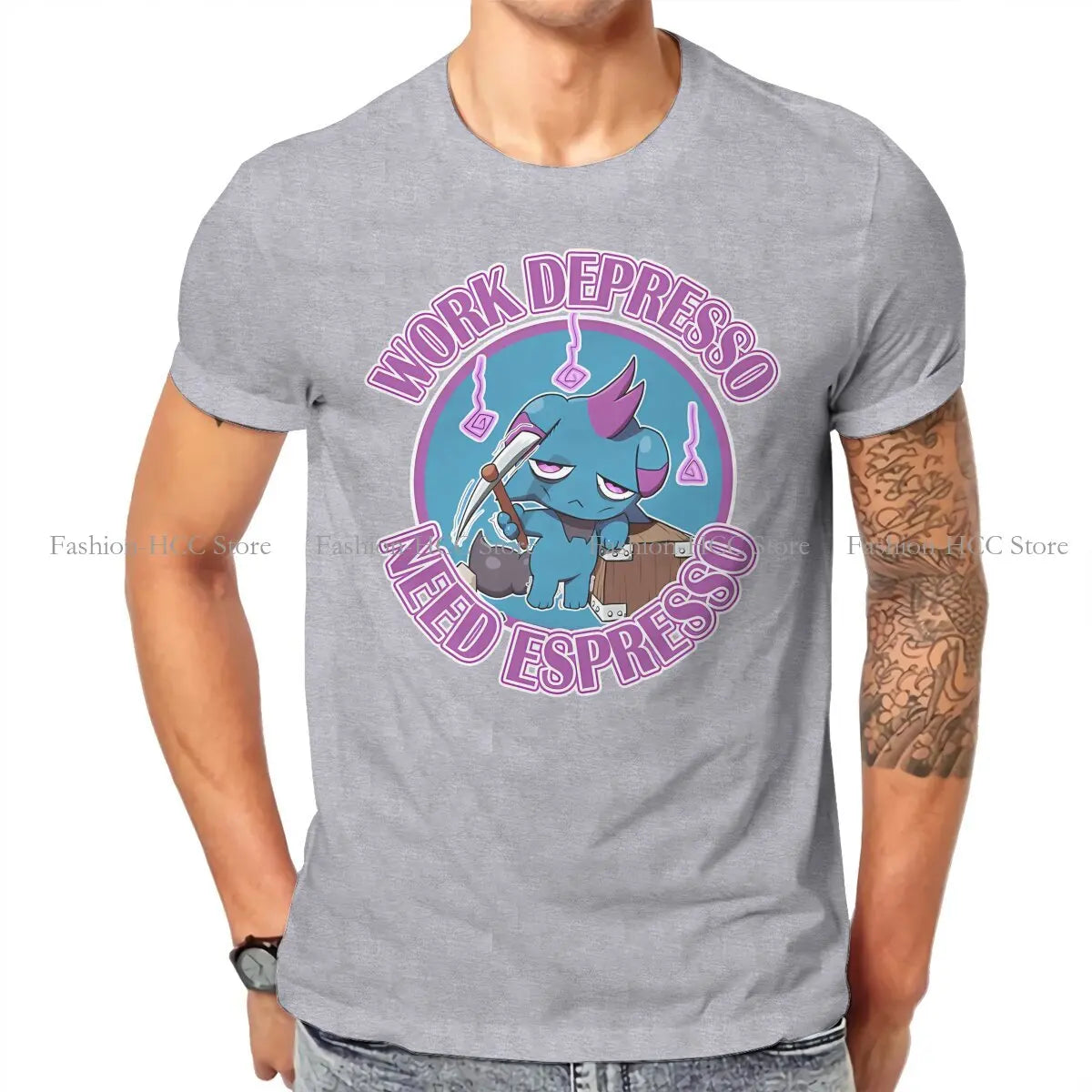Depresso Need Espresso T-Shirt | Palworld Gamer Tee