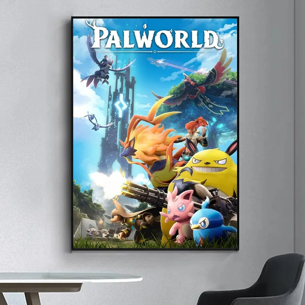 Palworld Poster | Gaming Wall Art Decoration for Room
