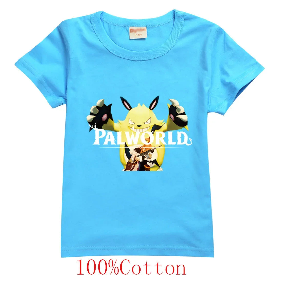Palworld Kids T-Shirt | Cartoon Gaming Short Sleeve Tee
