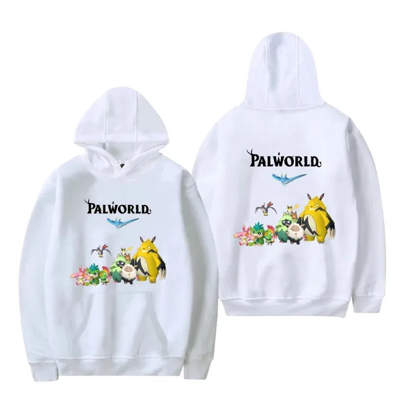 Palworld Cartoon Hoodie | Cute Gaming Streetwear Sweatshirt