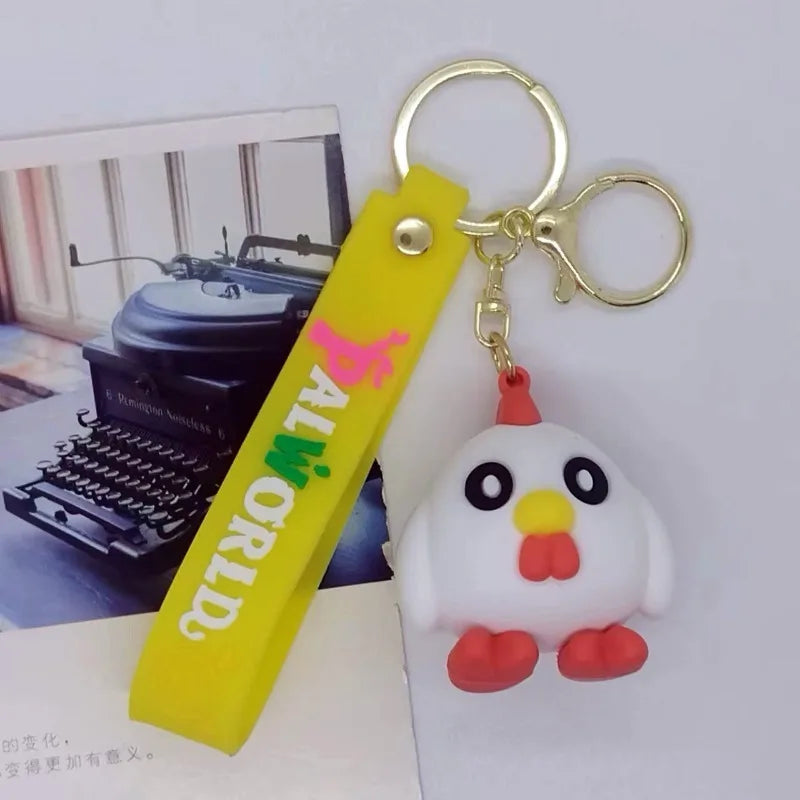 Palworld Cartoon Keychain | Cute Gaming PVC Keyring