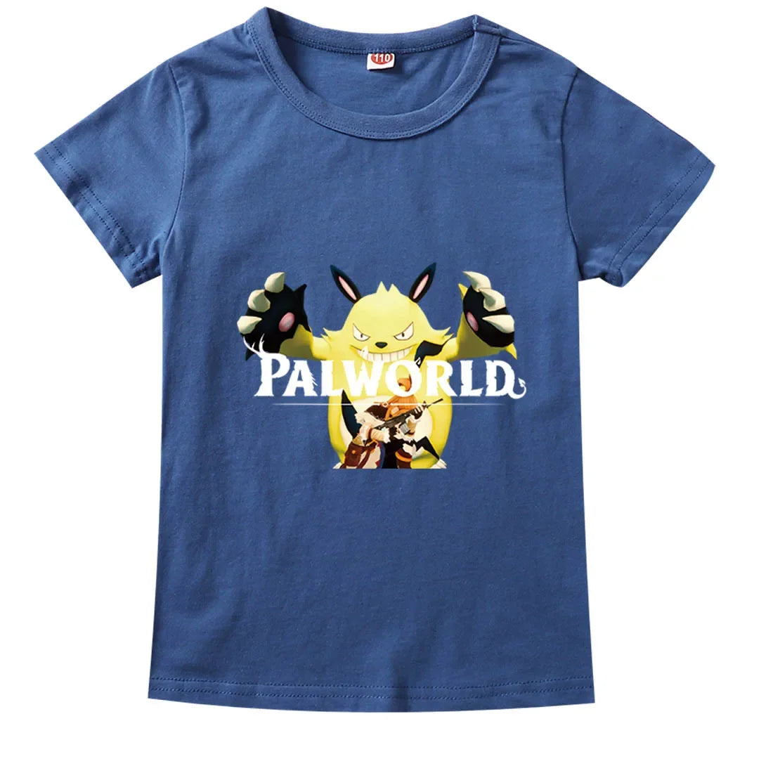 Palworld Kids T-Shirt | Cartoon Gaming Short Sleeve Tee