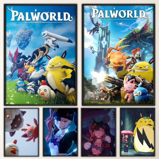 Palworld Poster | Gaming Wall Art Decoration for Room