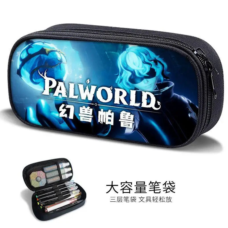 Palworld Pencil Case | Large Capacity Gaming Stationery & Storage Bag