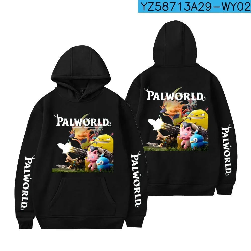 Palworld Character Hoodie | Cute Gaming Sweatshirt