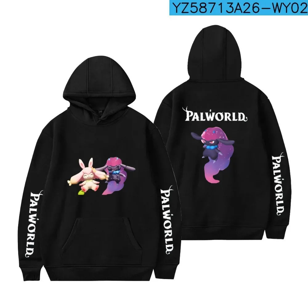 Palworld Cartoon Hoodie | Cute Gaming Streetwear Sweatshirt