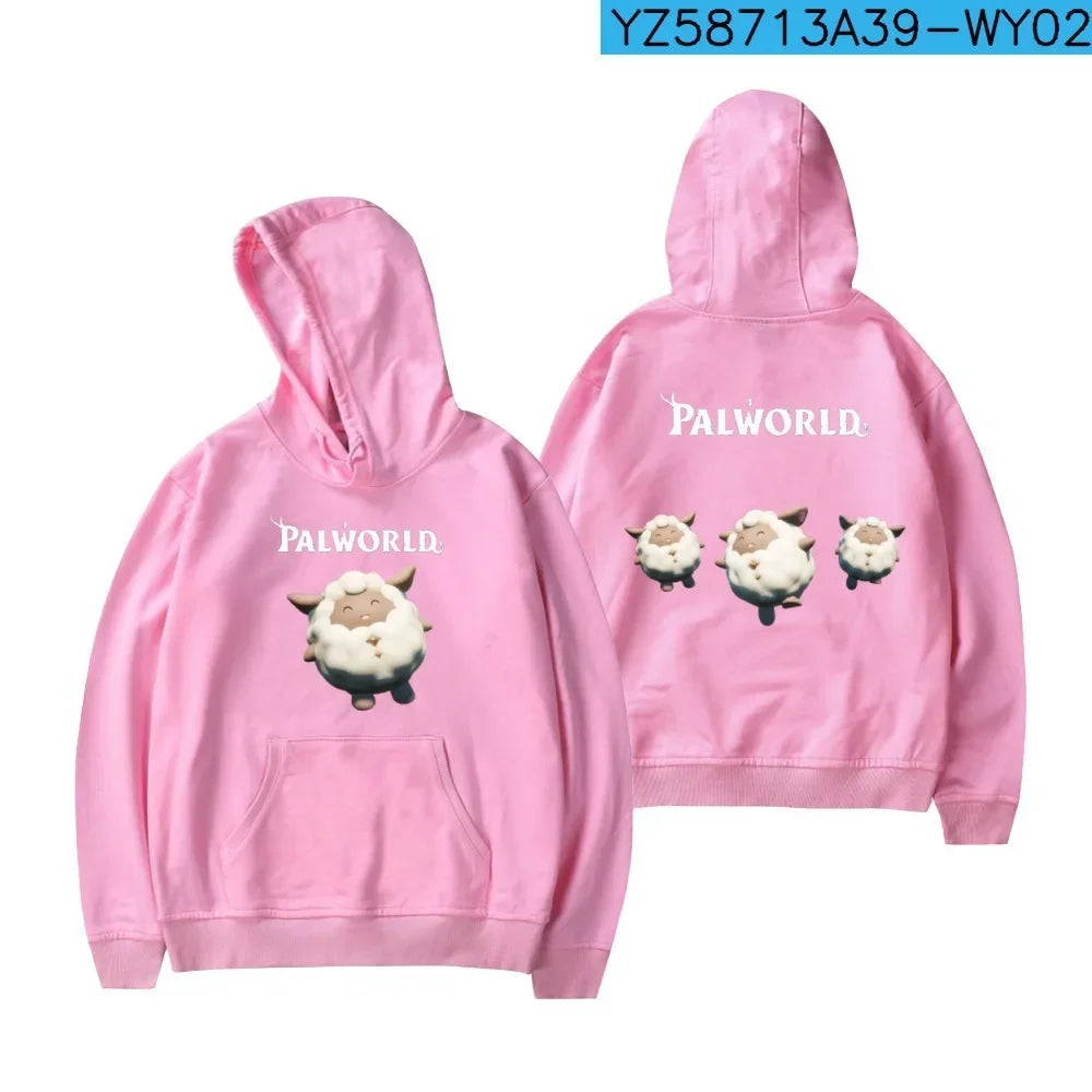 Palworld Cartoon Hoodie | Cute Gaming Streetwear Sweatshirt