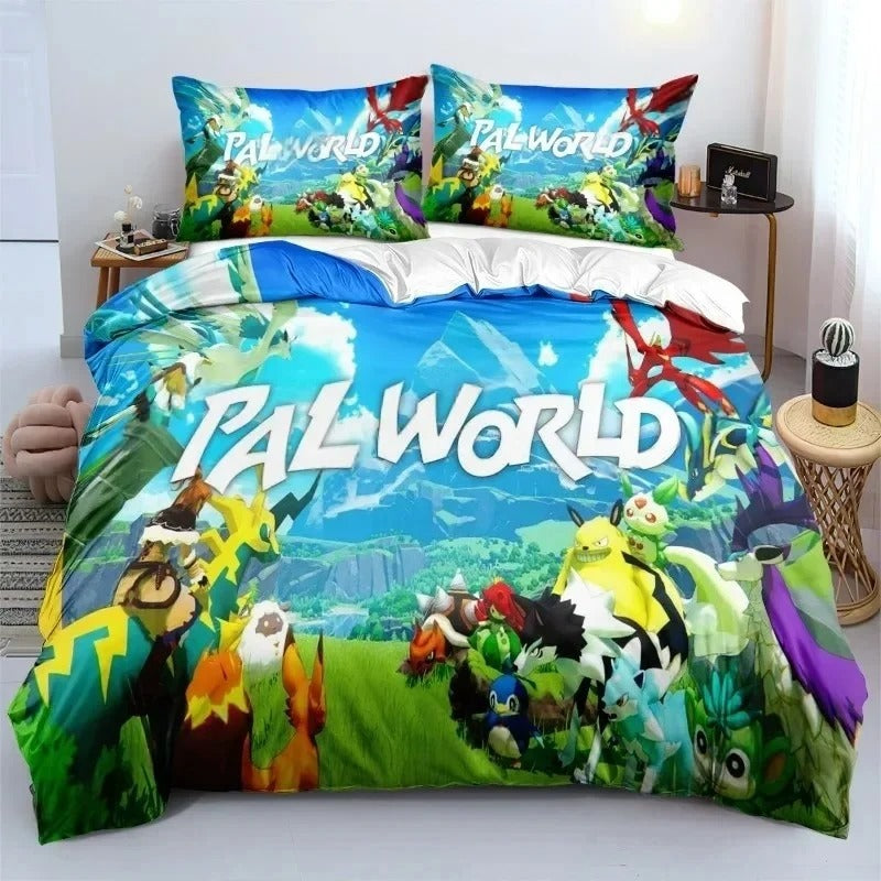 Palworld Bedding Set | Premium Duvet Cover & Pillowcase Set