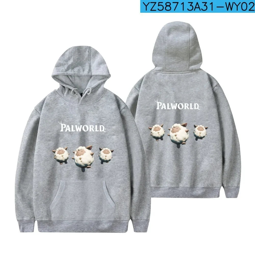 Palworld Cartoon Hoodie | Cute Gaming Streetwear Sweatshirt