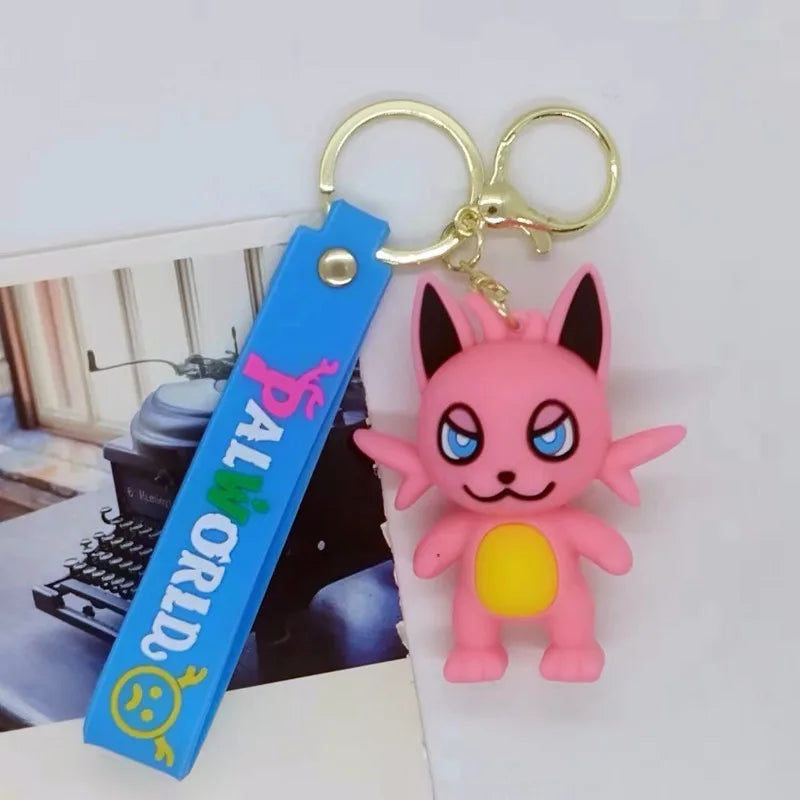 Palworld Cartoon Keychain | Cute Gaming PVC Keyring