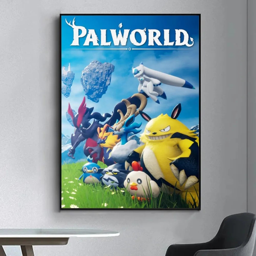 Palworld Poster | Gaming Wall Art Decoration for Room
