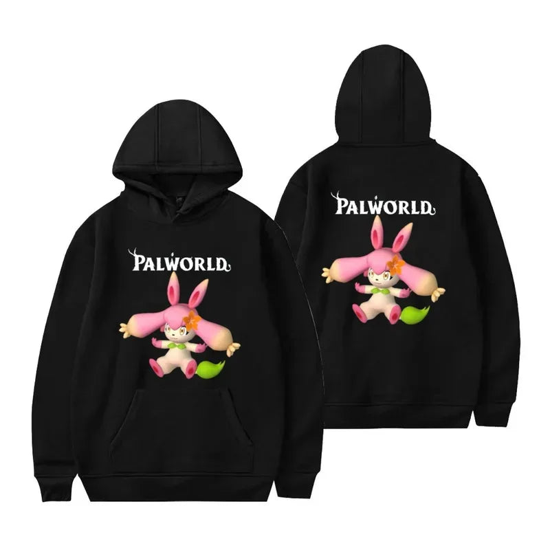 Palworld Cartoon Hoodie | Cute Gaming Streetwear Sweatshirt