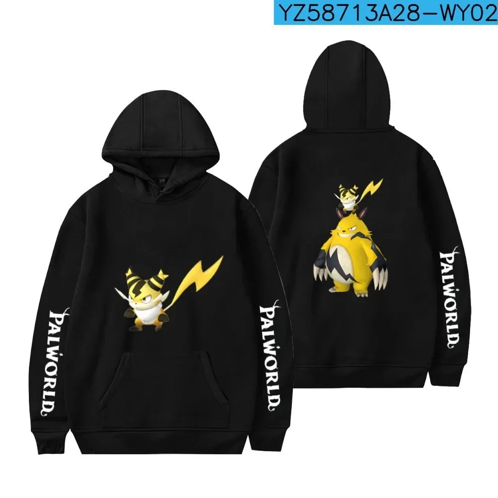 Palworld Cartoon Hoodie | Cute Gaming Streetwear Sweatshirt