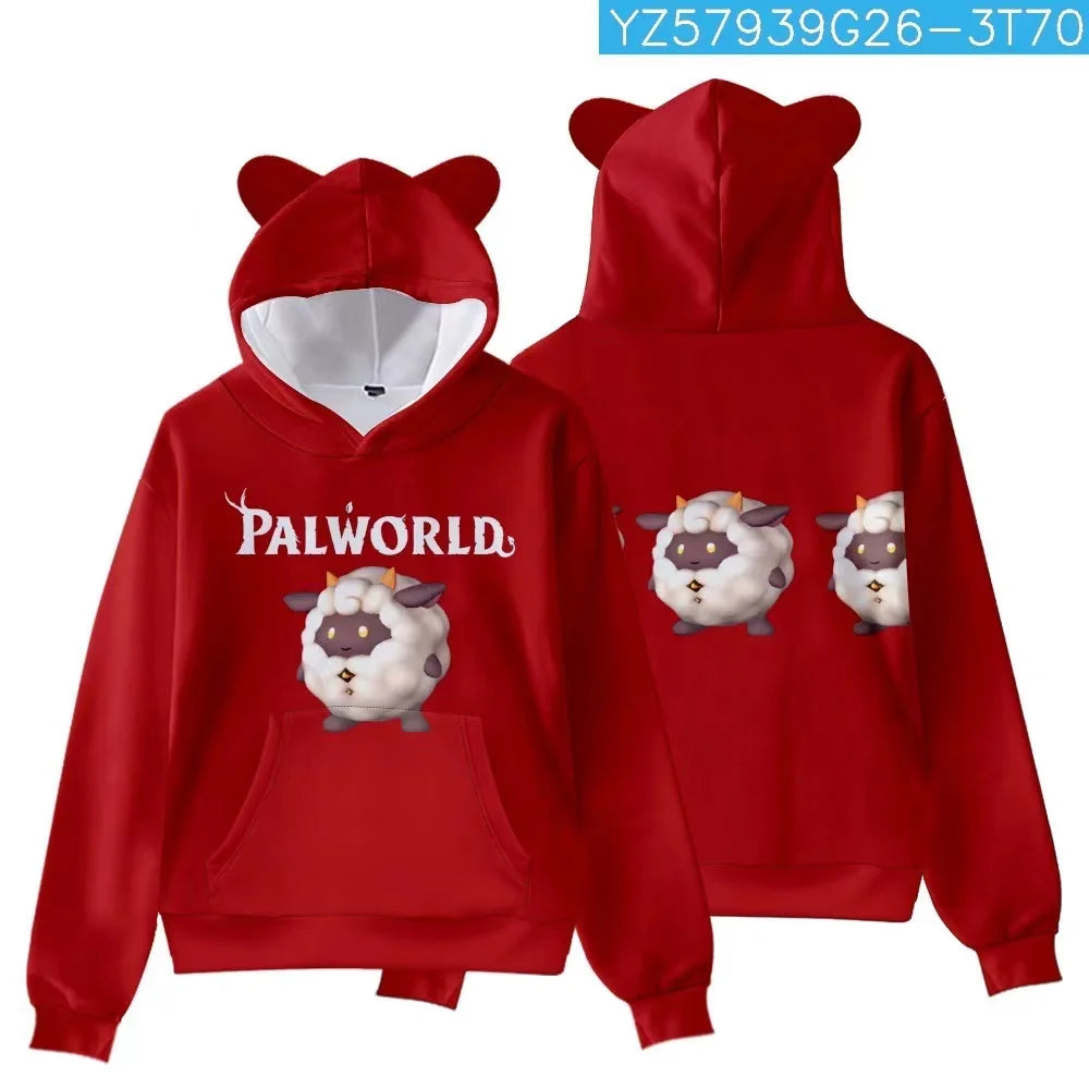 Palworld Character Hoodie | 3D Gaming Pullover for Kids & Adults