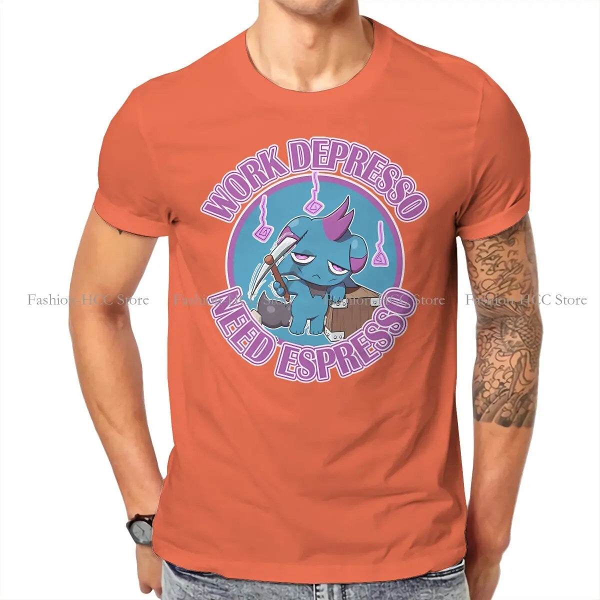 Depresso Need Espresso T-Shirt | Palworld Gamer Tee