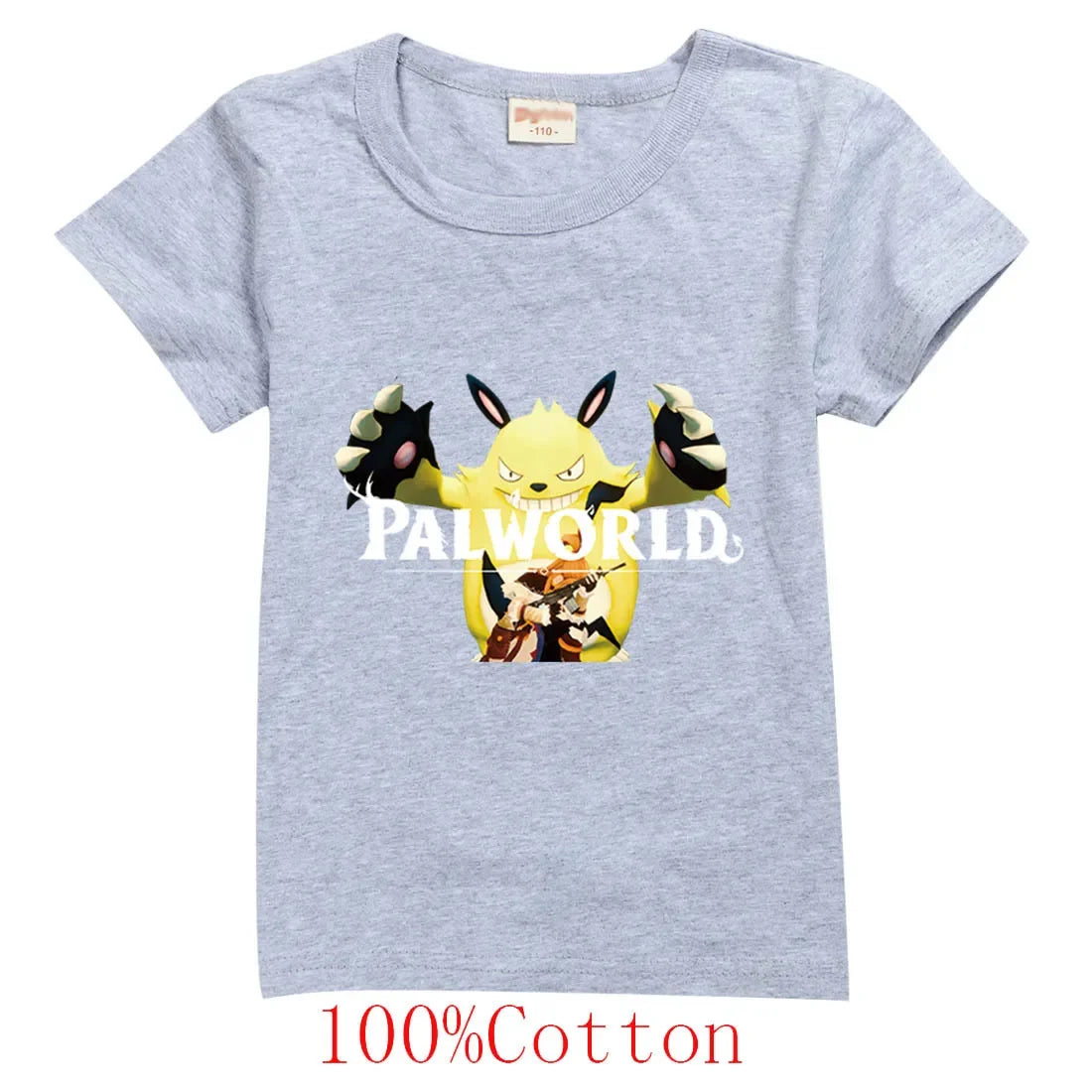 Palworld Kids T-Shirt | Cartoon Gaming Short Sleeve Tee