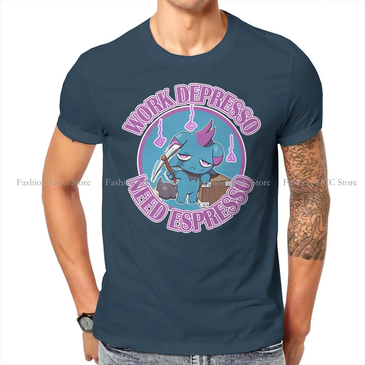 Depresso Need Espresso T-Shirt | Palworld Gamer Tee