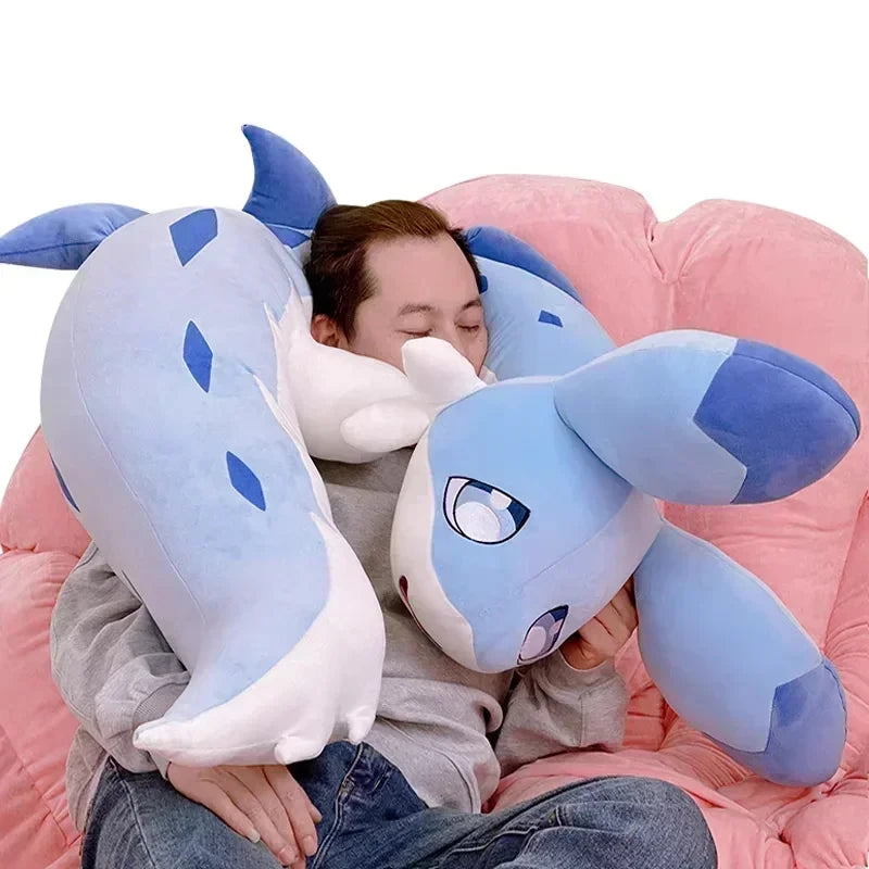 Palworld Blue Plush Toy | Cute 120/160cm Gaming Pillow