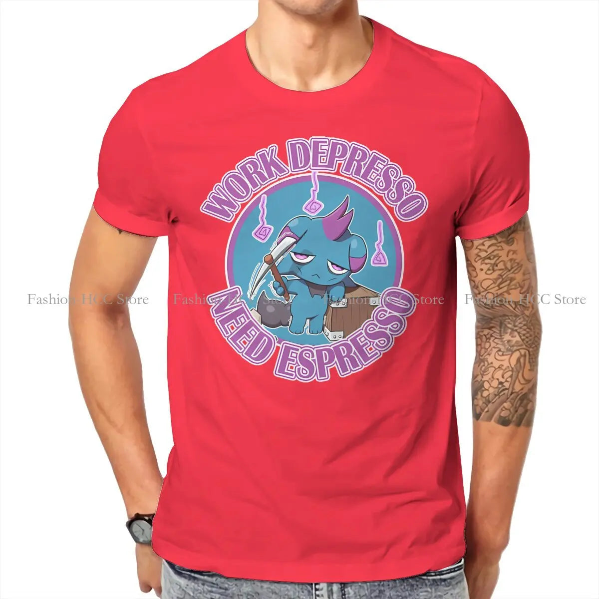 Depresso Need Espresso T-Shirt | Palworld Gamer Tee