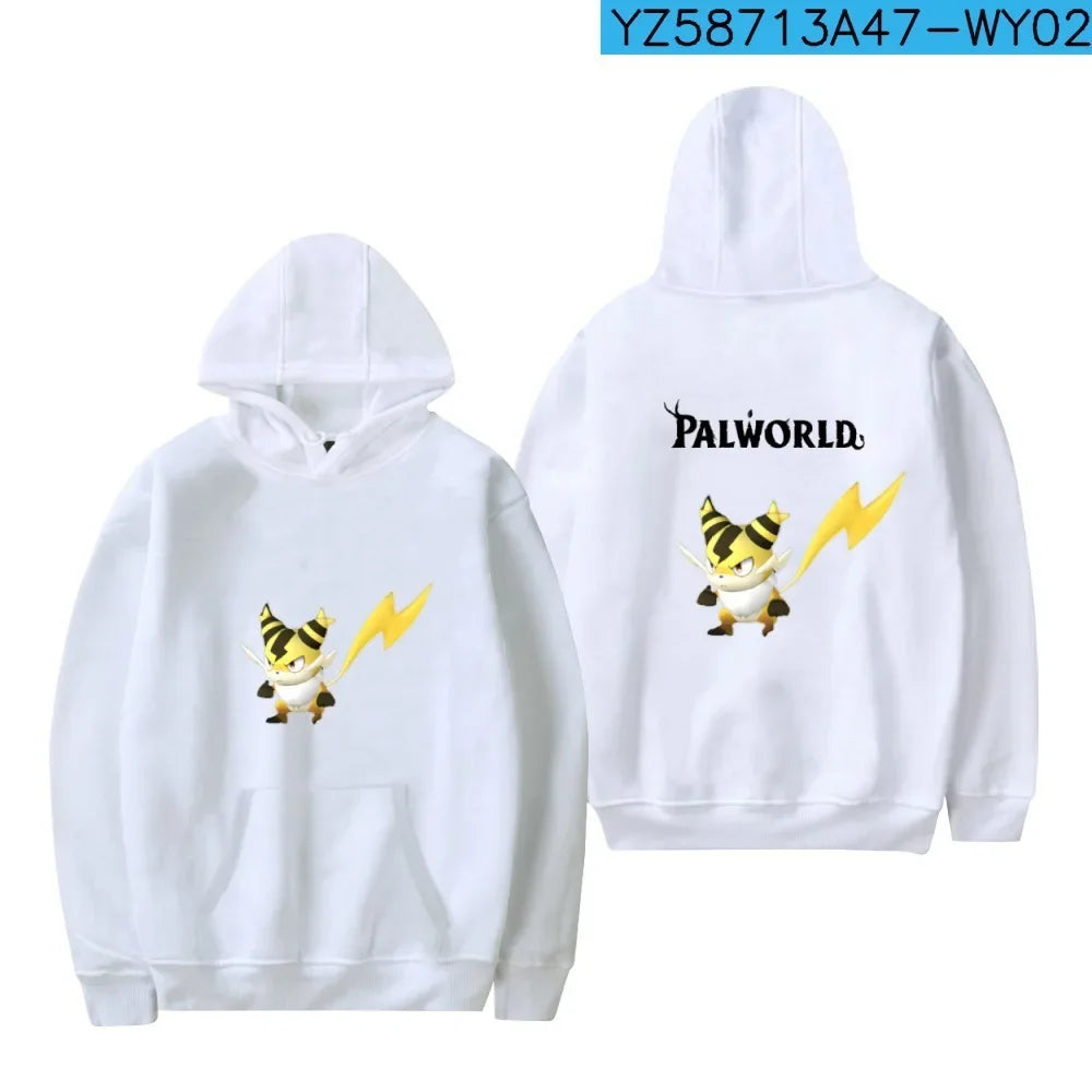 Palworld Cartoon Hoodie | Cute Gaming Streetwear Sweatshirt