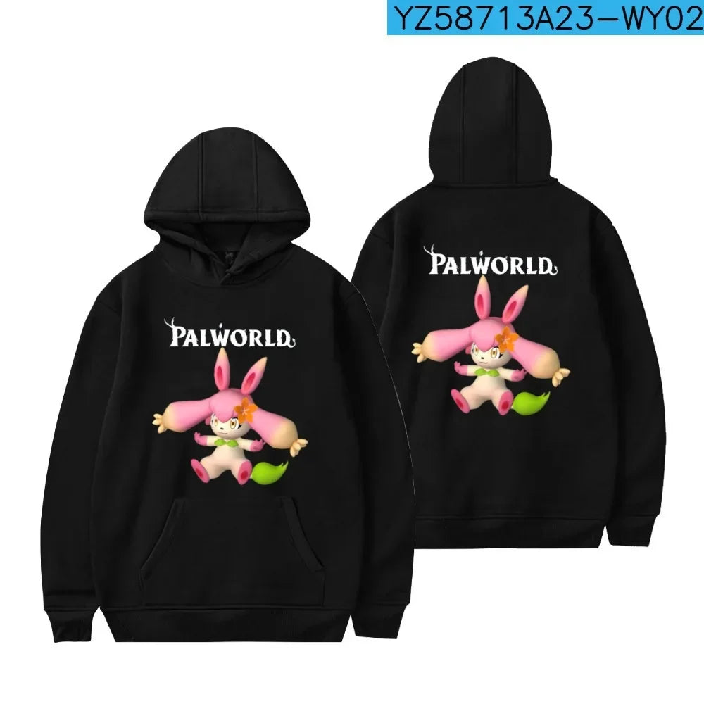 Palworld Cartoon Hoodie | Cute Gaming Streetwear Sweatshirt