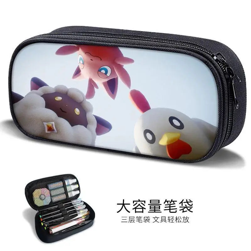 Palworld Pencil Case | Large Capacity Gaming Stationery & Storage Bag
