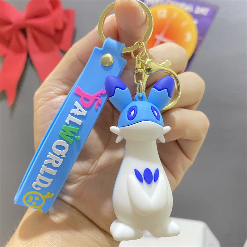 Palworld Cartoon Figure Keychain | Cute PVC Gaming Keyring
