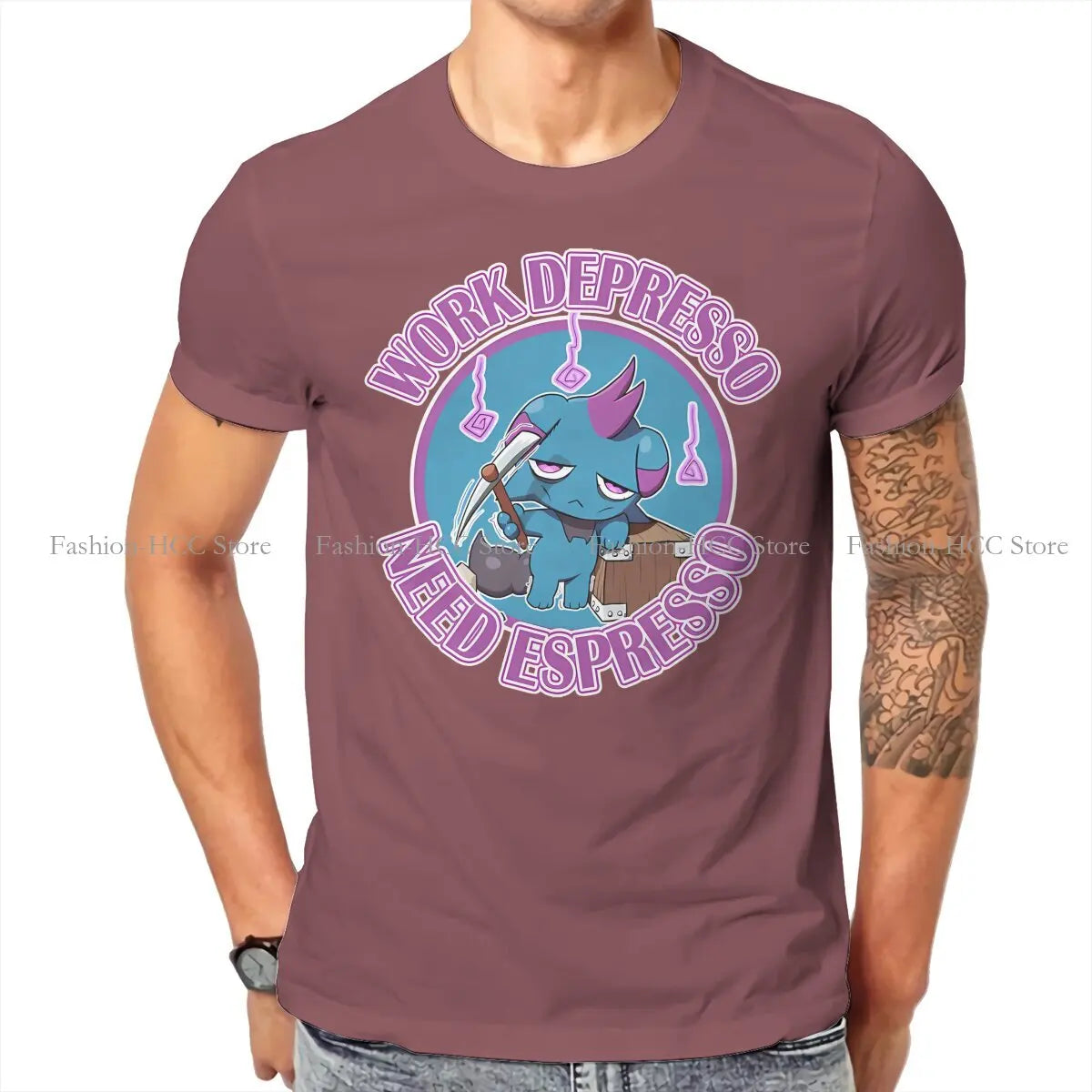 Depresso Need Espresso T-Shirt | Palworld Gamer Tee