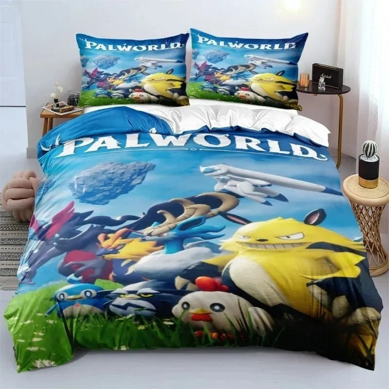 Palworld Bedding Set | Premium Duvet Cover & Pillowcase Set
