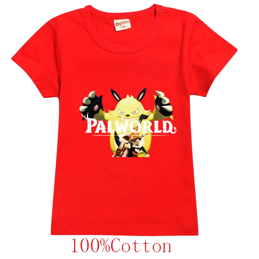 Palworld Kids T-Shirt | Cartoon Gaming Short Sleeve Tee