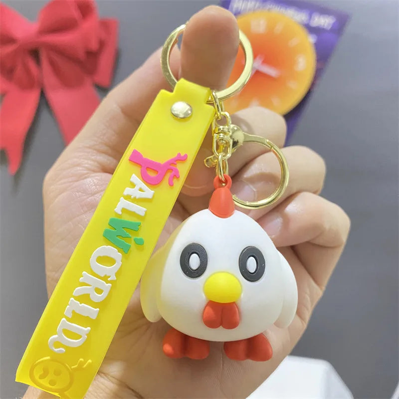 Palworld Cartoon Figure Keychain | Cute PVC Gaming Keyring