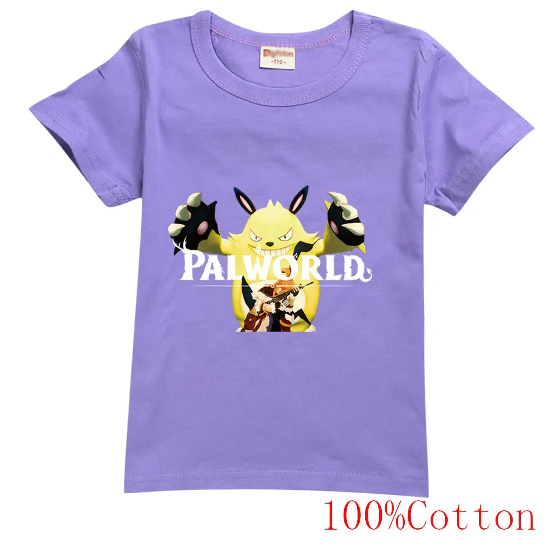 Palworld Kids T-Shirt | Cartoon Gaming Short Sleeve Tee